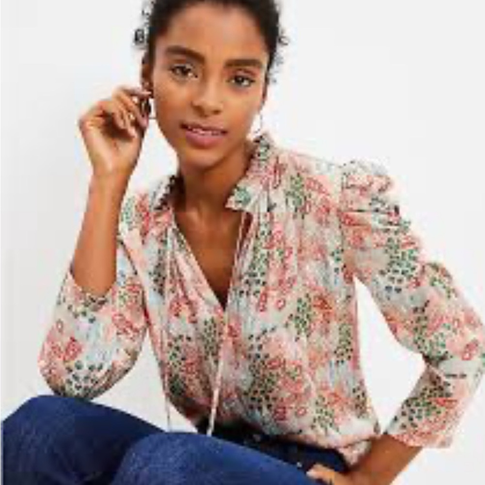 NWT gorgeous Loft blouse
